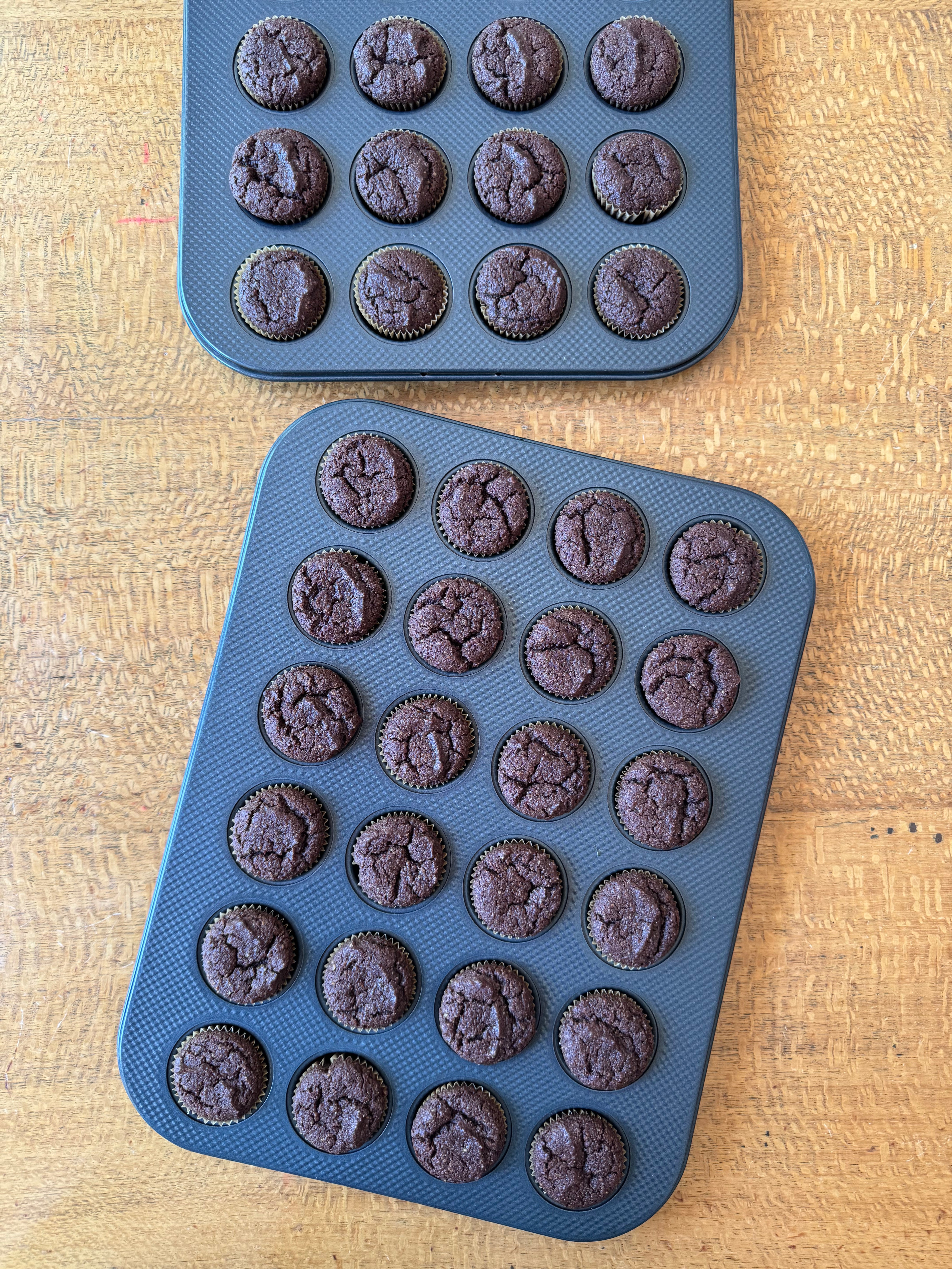 gluten free mini muffins, yomo gluten free choc muffins made mini size, 36 gluten free vegan choc muffins in a baking tin