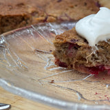 gluten free baking, gluten free rhubarb banana bread, vegan baking, vegan gluten free baking, gluten free banana bread recipe, vegan banana bread recipe