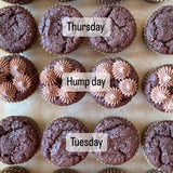 Mini choc muffins gluten free, mini gluten free muffins, kids gluten free snacks, freezer snacks