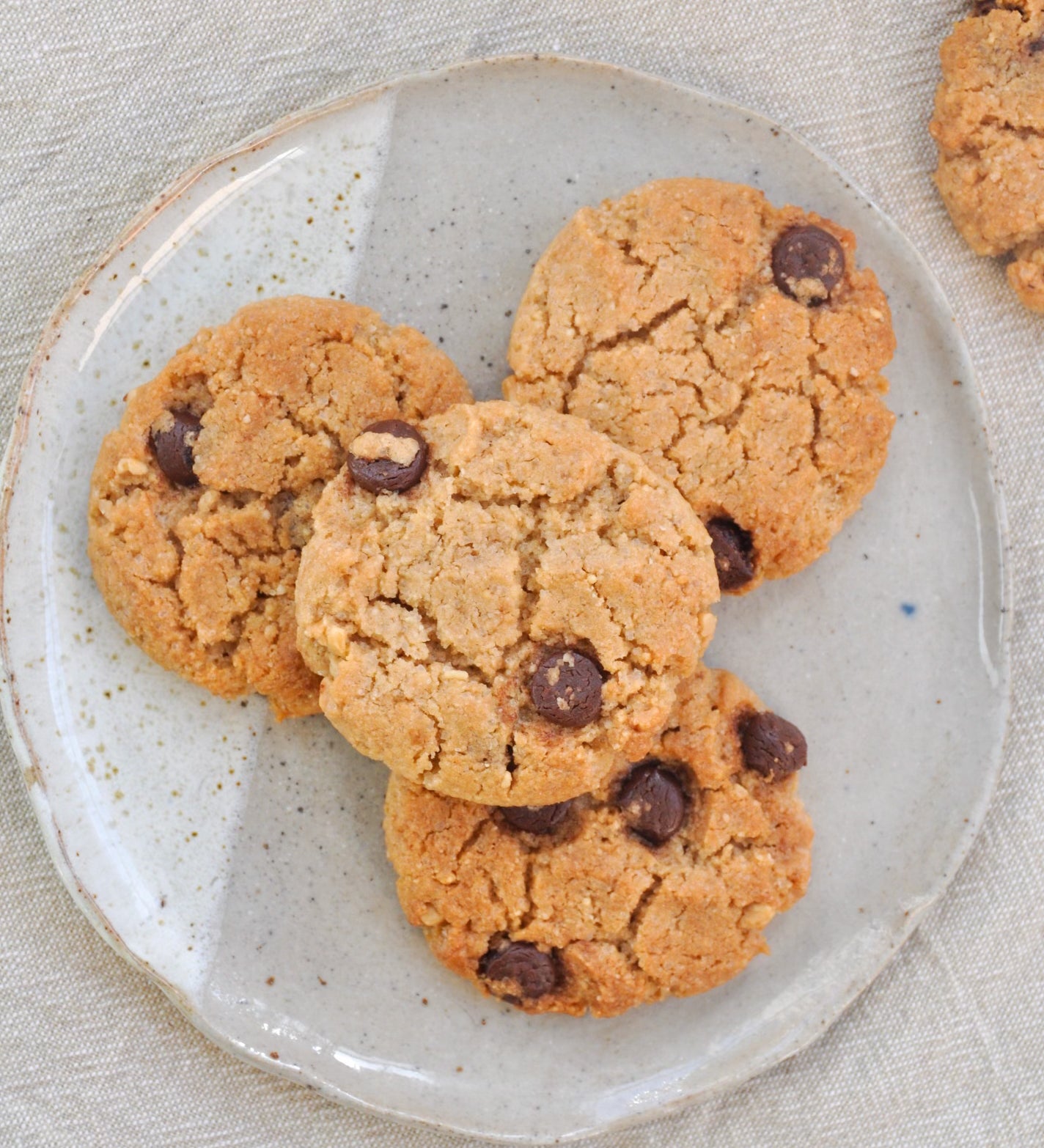 gluten-free choc chip cookies, vegan choc chip cookies