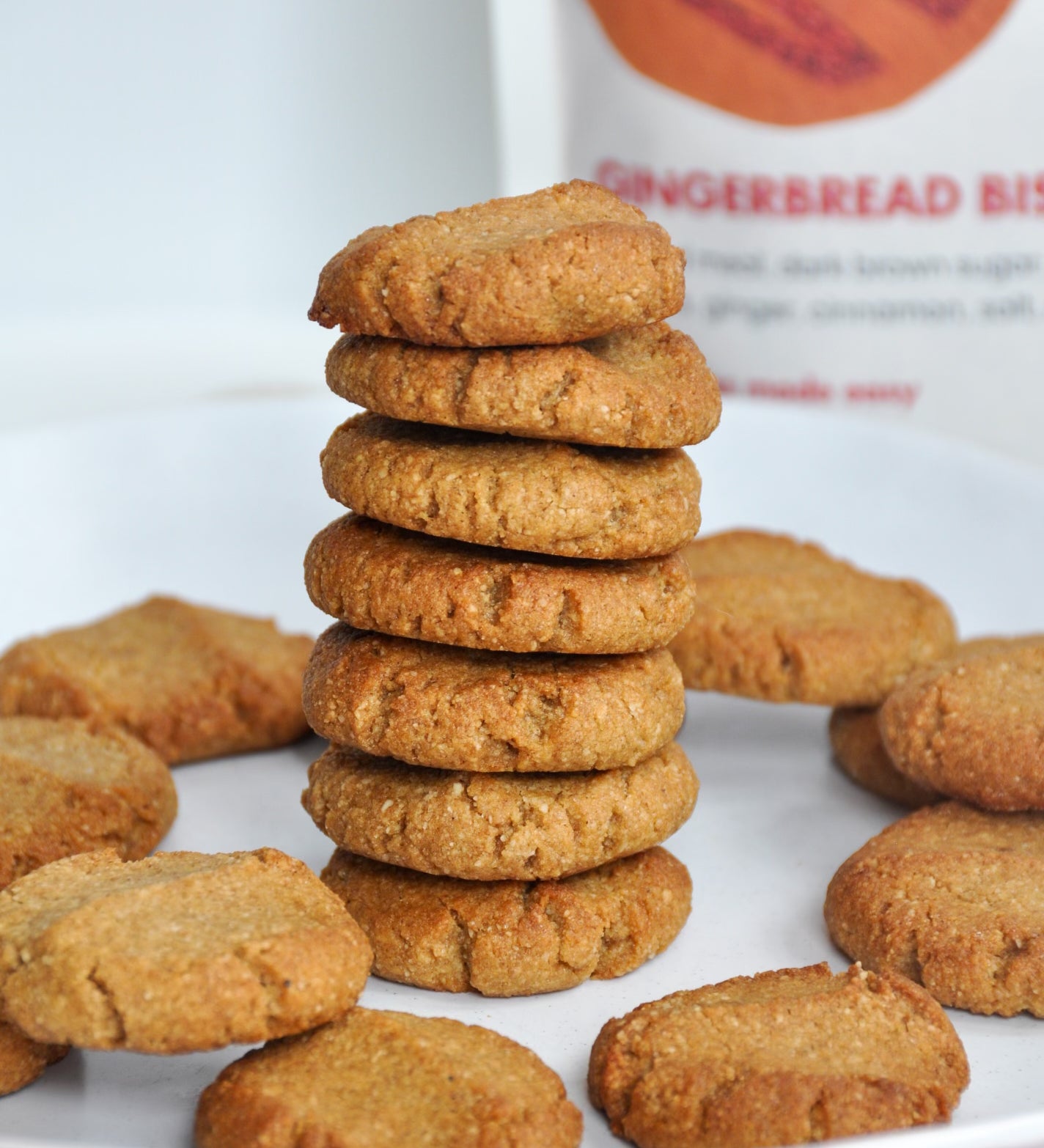 gluten free gingerbread biscuits, easy to make, no additives