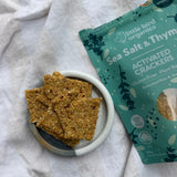 Sea Salt & Thyme Activated Low Carb Crackers [Best Before 17 Sep 26]
