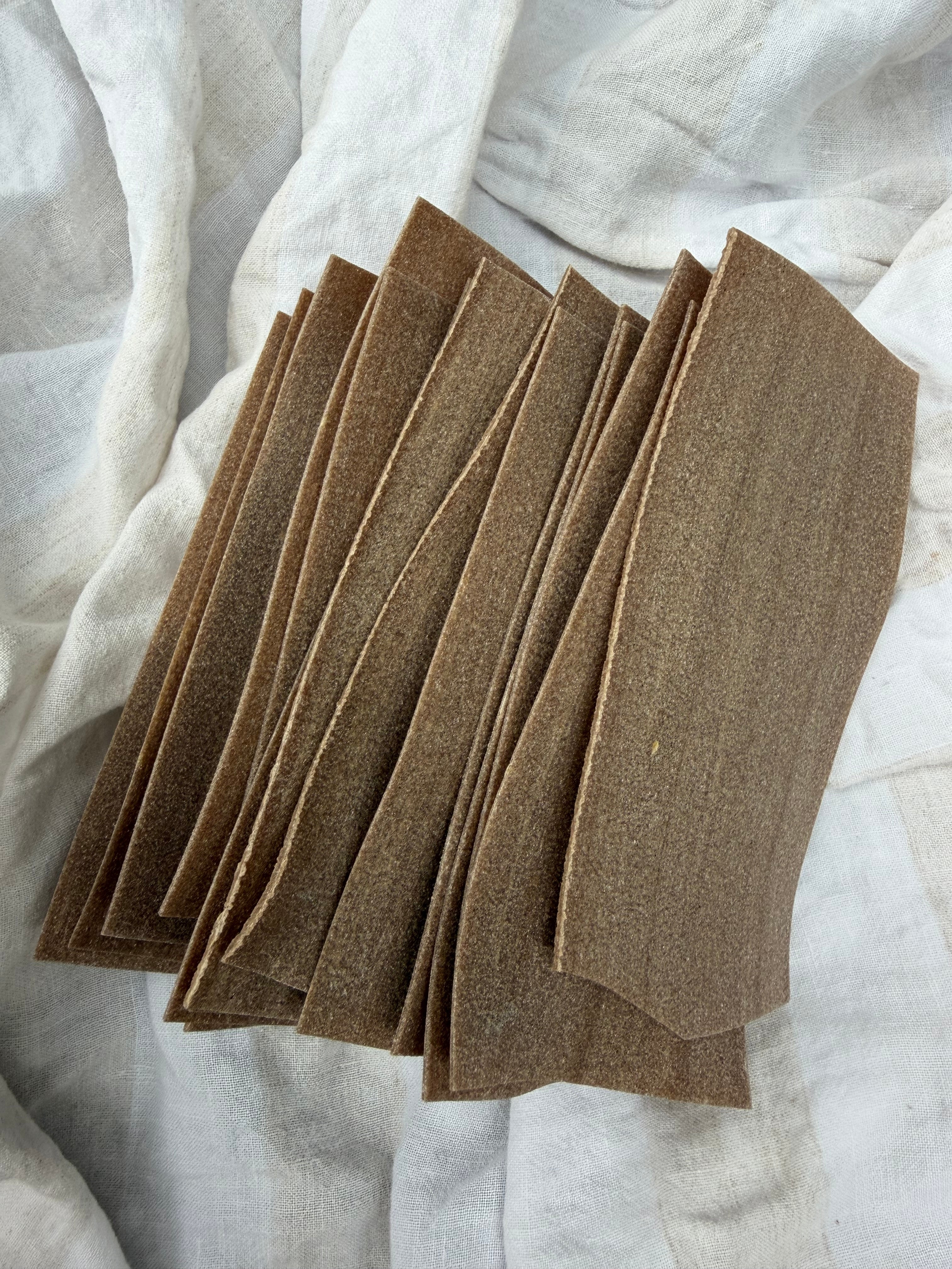 Gluten free grain free buckwheat lasagne sheets out of the packet