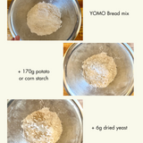 Basic gluten free bread mix