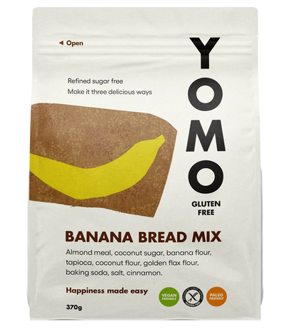 Our gluten free banana bread mix is paleo, vegan friendly and so easy to make